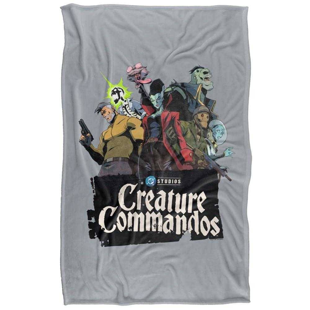 Creature Commandos Group Pose Supersoft Blanket - 147cm x 91cm - Image 1