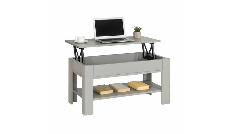Home Treats Lift Up Coffee Table  - Grey