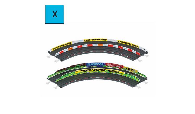 Candylab 90 Turn Track Expansion 2-Pack - Two Lane