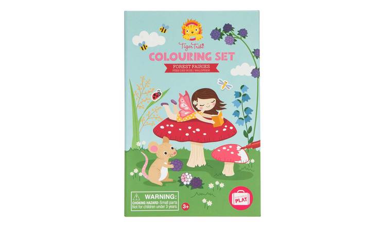 Tiger Tribe Colouring Set Forest Fairies - 3 Years +