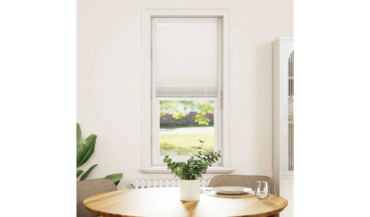 Walplus Polyester Pleated Blind - White - 40 x 100 cm