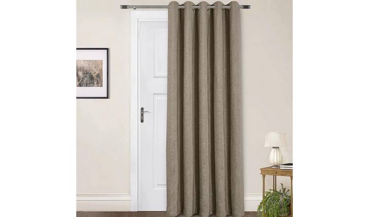 Sundour Amberley Door Curtains - Brown - 168 x 213cm