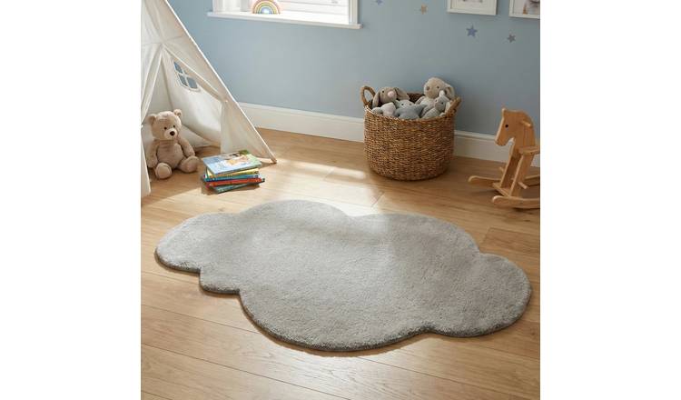 Orsina Grey Kids Cloud Rug - 60 x 100cm
