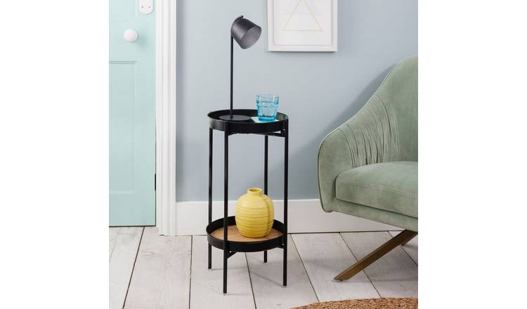 Noa & Nani Solna Small Metal Side Table - Black