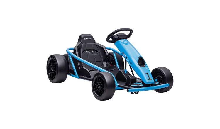 HOMCOM 24V 8 to 12 Years Drift Electric Ride On Go Kart – Blue
