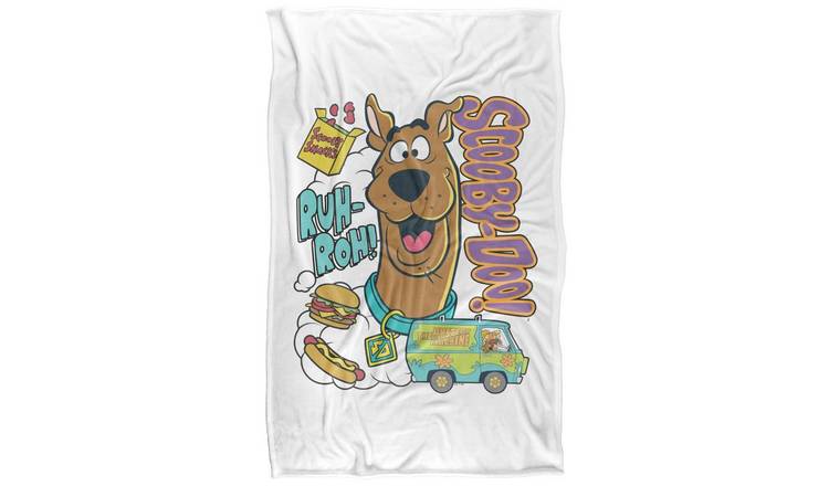 Scooby Doo Ruh Roh Snacks Soft Touch Blanket - 147cm x 91cm