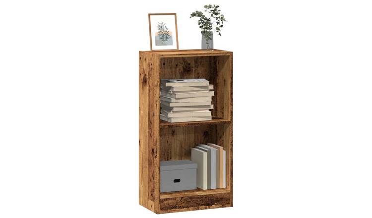 Walplus Engineered Wood Bookcase - Dark Wood - 40 x 24 x 76 cm