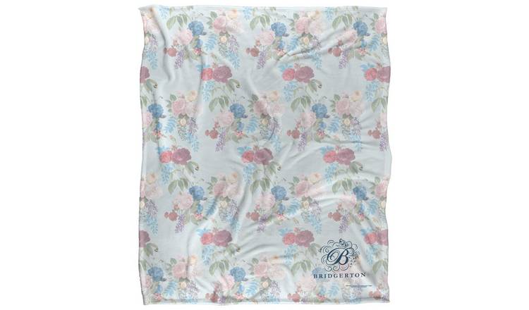Bridgerton Silky Floral Supersoft Blanket - 152cm x 127cm