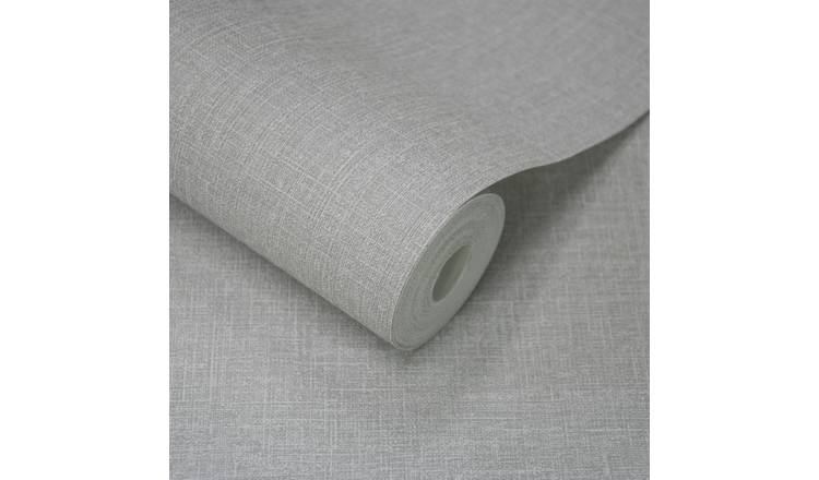 Grandeco Cirrus Textured Antibacterial Wallpaper - Owl Grey
