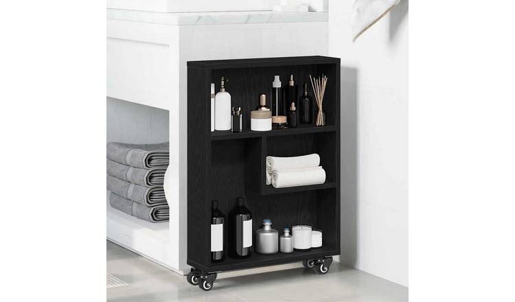 Walplus Storage Cabinet - Dark Oak - 48 x 13 x 69 cm