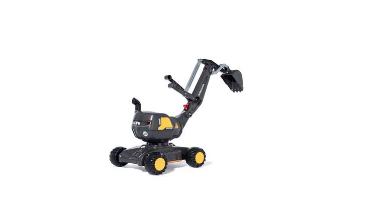Rolly Toys Volvo Mobile Ride-On 360 Degree Excavator - Black