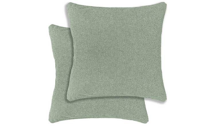 Enhanced Living Austin/Dallas Textured Cushion Covers - 43 x 43cm - Green