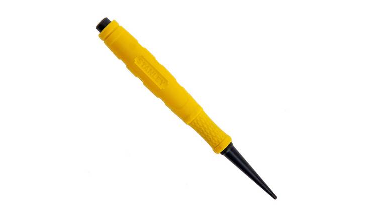 Stanley Dynagrip Nail Punch - Yellow