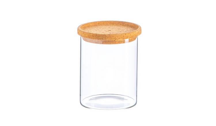 Argon Tableware Scandi Storage Jar with Cork Lid