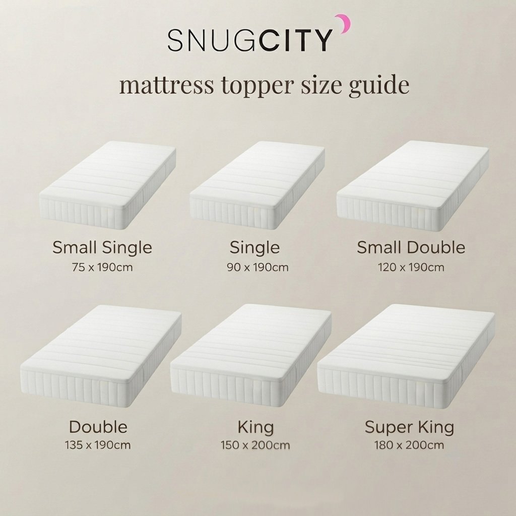 Snug City 3cm Dual Layer Hypoallergenic Mattress Topper - Single - Image 6