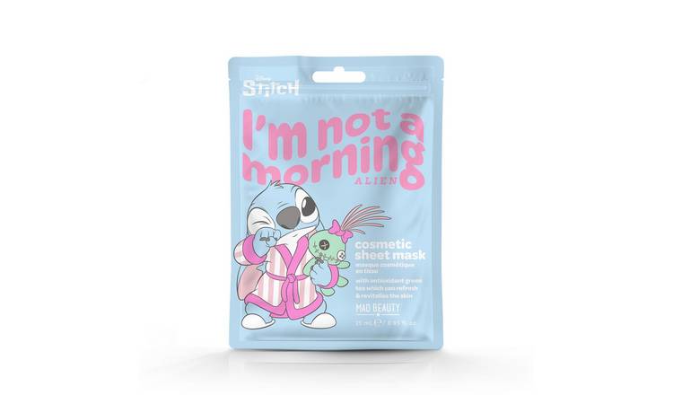 Mad Beauty Disney Stitch Pamper Cosmetic Sheet Mask - Green Tea