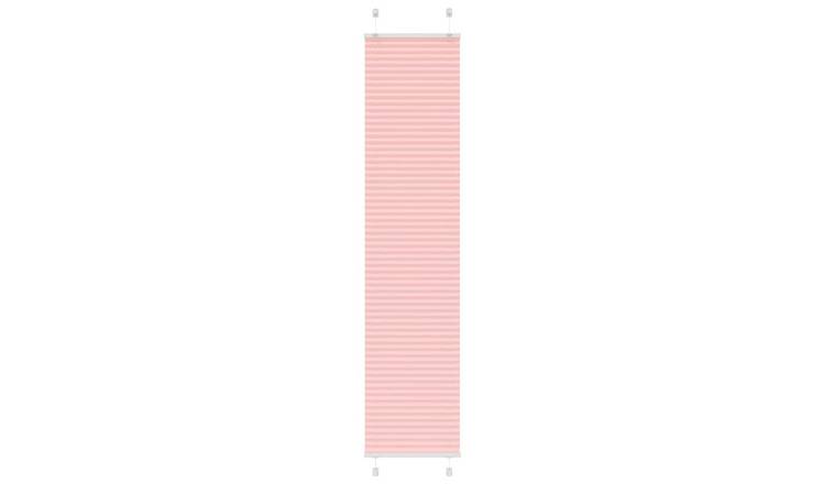 Walplus Polyester Pleated Blind - Pink - 45 x 200 cm