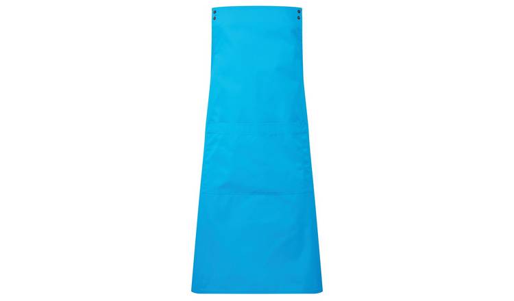 Premier Unisex Adult Swap & Pop Customizable Full Apron - Turquoise