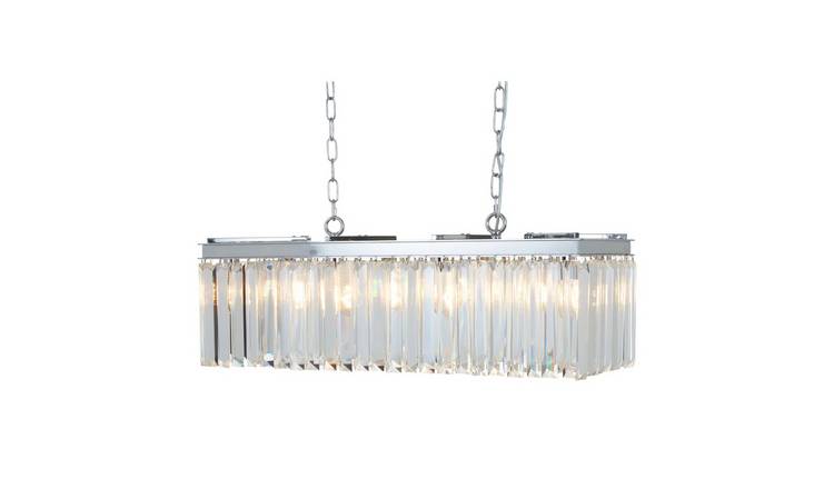 Orsina Kensington Townhouse 8-Bulb Pendant Light - Silver