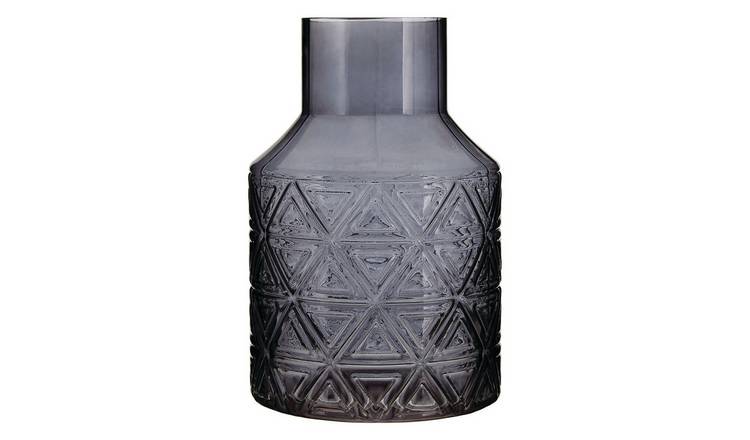 Orsina Dakota Glass Vase - Grey