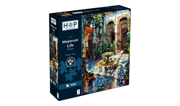 The House of Puzzles Majorcan Life 1000 Piece Jigsaw Puzzle
