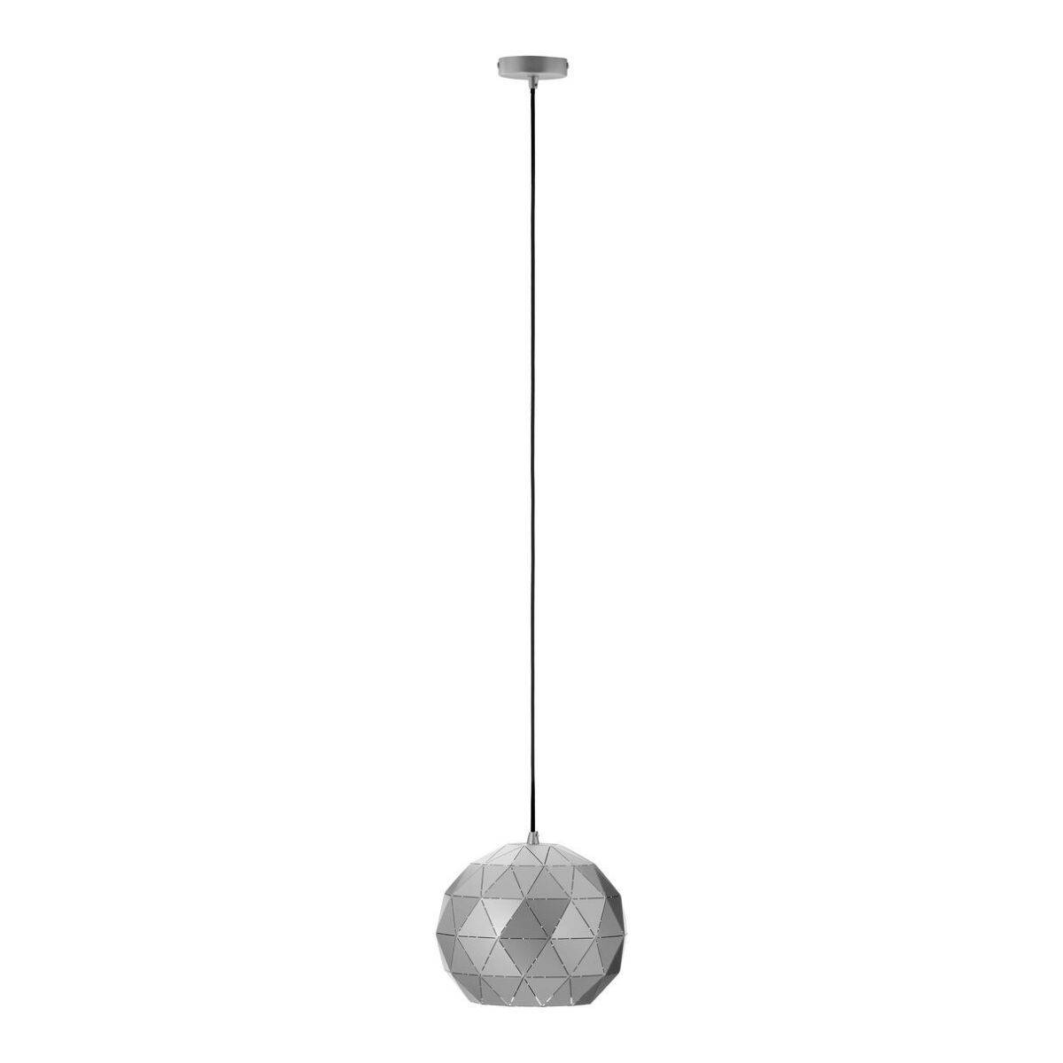 Orsina Mateo XS Geometric Metal Pendant Light - Silver - Image 1
