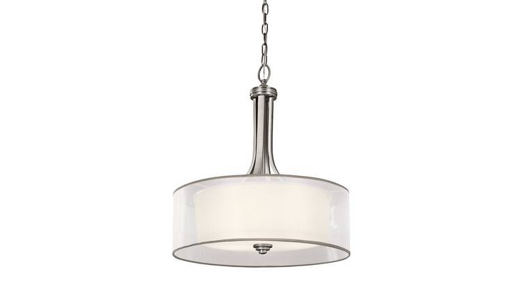 Elstead Lacey 4 Arm Pendant Light - Antique Pewter