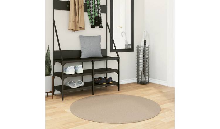 Walplus HUARTE Polyester 18 mm Pile Rug - Sand - 100 cm