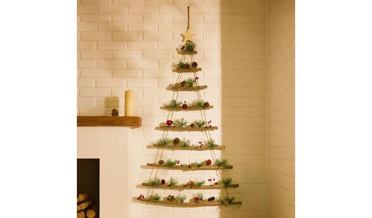 Neo Wooden Hanging Christmas Tree Ladder