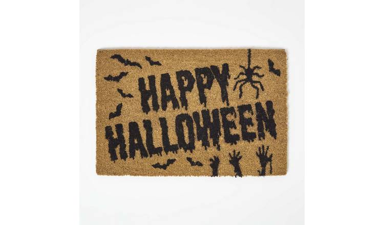 Homescapes Happy Halloween Non-Slip Coir Doormat – 40 x 60 cm