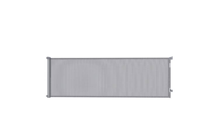 PawHut Retractable Dog Stair Gate - 300cm x 104cm - Grey