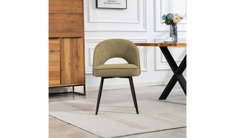 Artemis Home Ashley Fabric Dining Chairs - Set of 2 - Pistachio