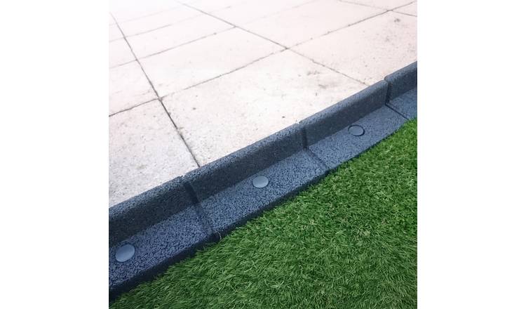 Primrose Flexiborder Flexible Garden Edging for Lawn Border Edge in Grey - 25m