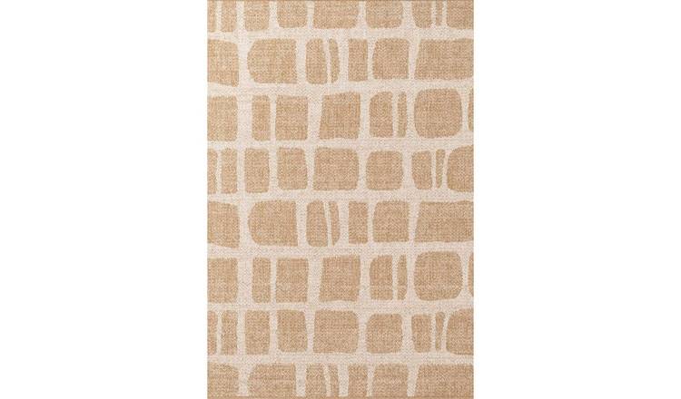 Ted Baker White Indoor Outdoor Ruskin Flatweave Rug - 160 x 230cm
