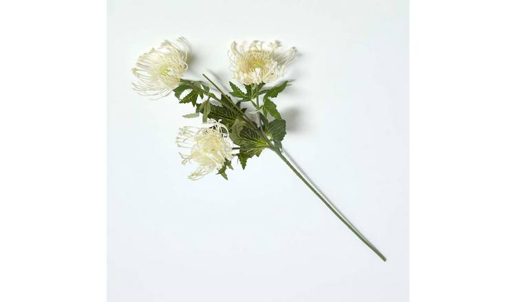 Homescapes Polyester Artificial Protea Single Stem Flower - Neutral