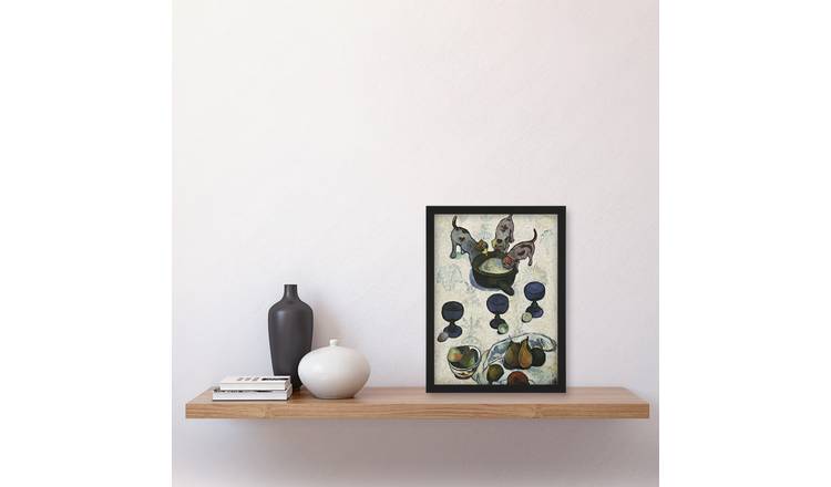 Paul Gauguin Still Life With Three Puppies Framed Art Print - A4