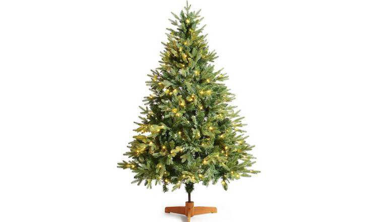 My Christmas 4ft Pre-Lit Christmas Tree with 130 LED Lights - Green