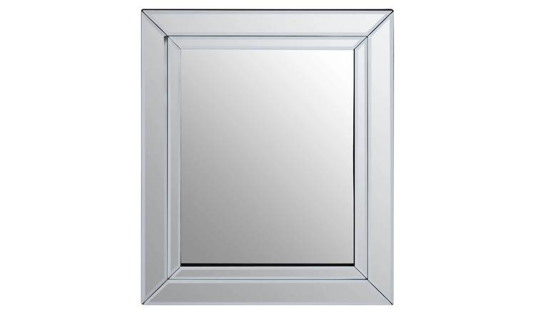 Orsina Sana Double Bevelled Edge Wall Mirror – Clear