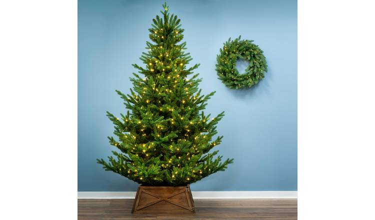 Christmas Tree World 10ft Pre-Lit Ultra Mountain Pine Christmas Tree