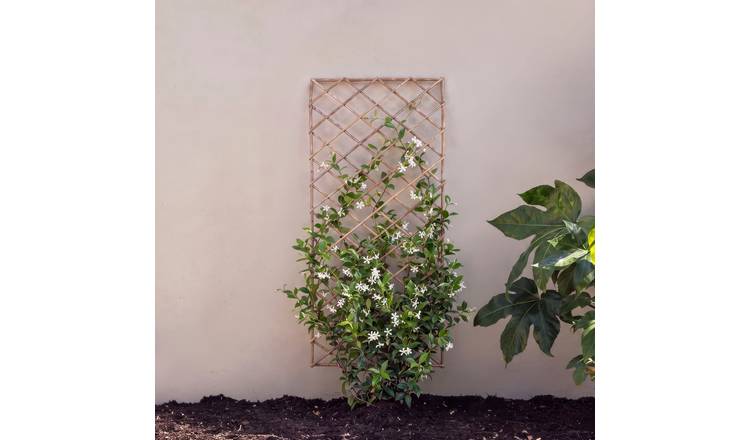 Primrose Square Natural Willow Garden Trellis Panel - 150cm x 45cm