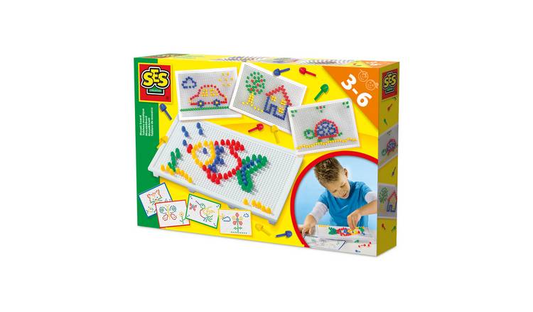 SES Creative Mosaic Peg Board Jigsaw Puzzle