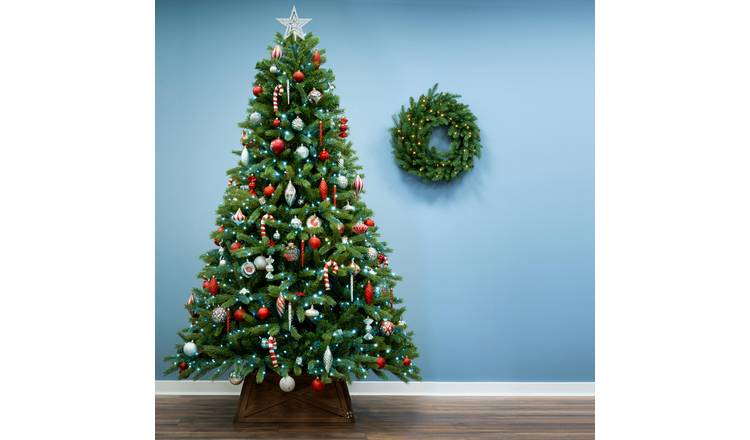 Christmas Tree World 4ft Ultra Devonshire Fir - Warm White/White Lights
