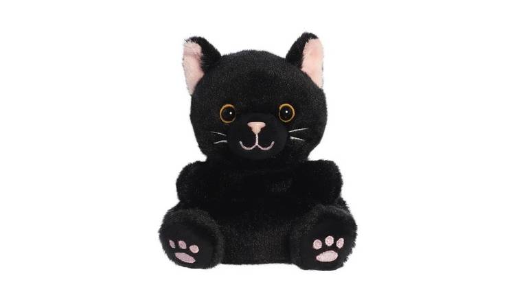 Palm Pals Plush Soft Toy - Twilight Black Cat, 12cm