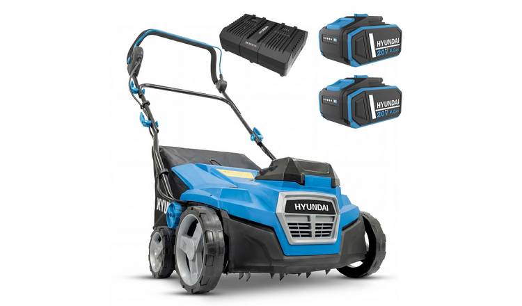 Hyundai 40V Cordless 2-in-1 Lawn Scarifier & Aerator