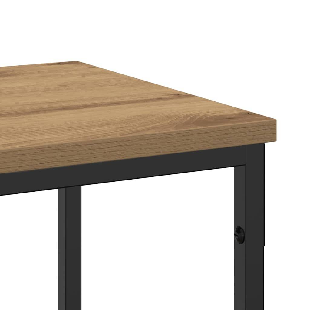Walplus Engineered Wood Console Table - Artisian Oak - 200 x 30 x 75 cm - Image 8