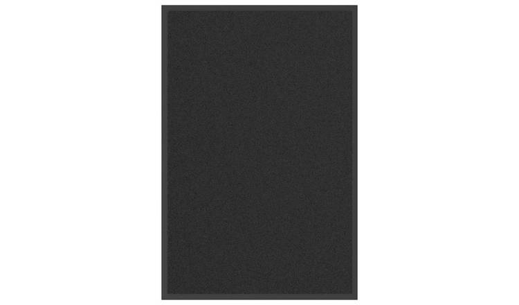 Walplus Polypropylene Doormat - Black - 60 x 90 cm