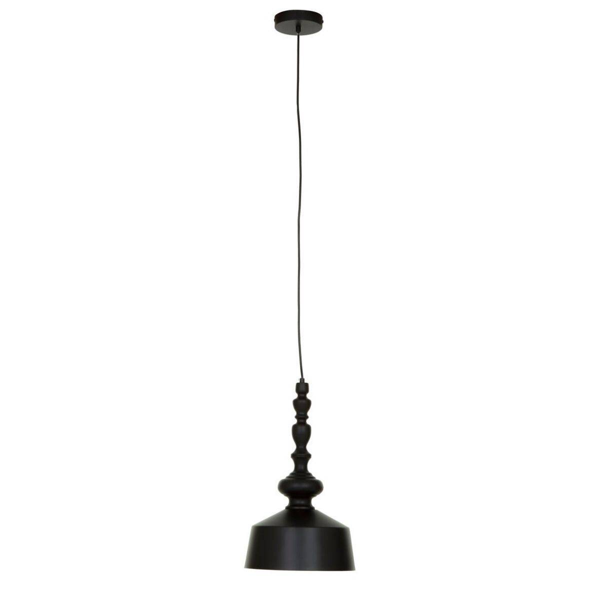 Orsina Leni Matte Iron Pendant Light - Black - Image 1