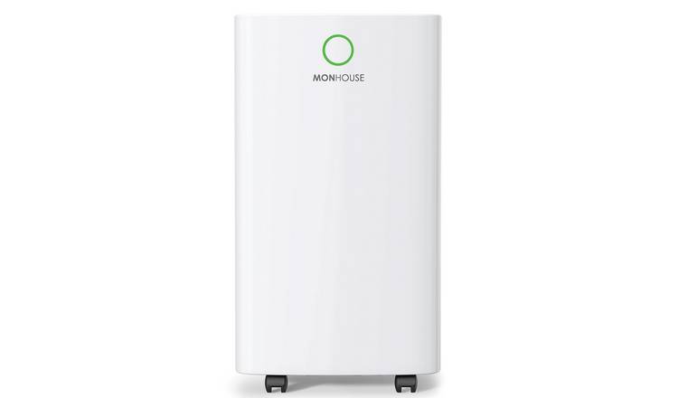 MONHOUSE 25L/Day Digital Dehumidifier with Sleep Mode & 24HR Timer - White