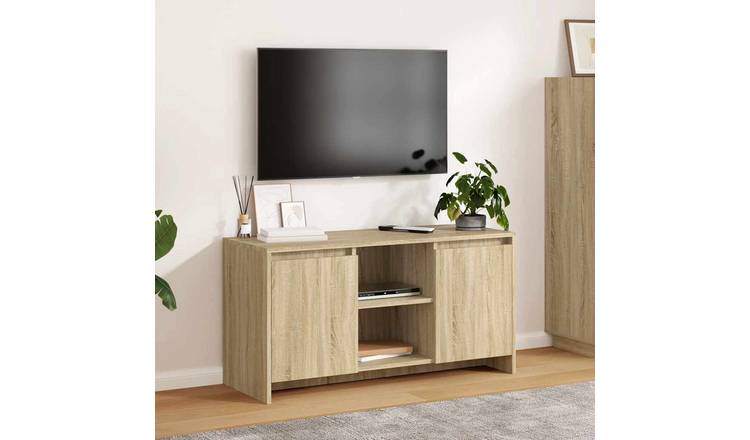 Walplus Engineered Wood TV Cabinet - Sonoma oak - 102 x 37.5 x 52.5 cm