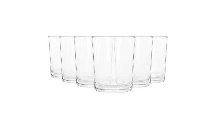 Argon Tableware Glass Water Glasses - Pack of 6